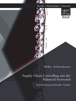cover image of Supply Chain Controlling mit der Balanced Scorecard